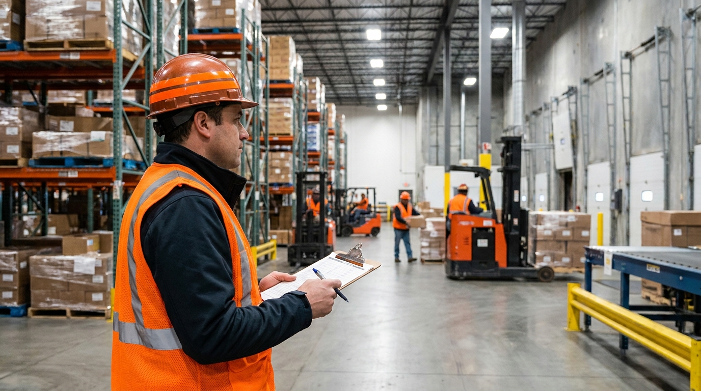Wat doet een warehouse manager precies op de vloer?